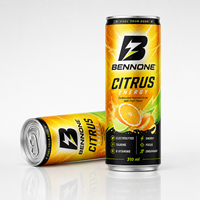 Boisson Énergisante Fruitée Menthe Citron Vert Gazeuse Taurine Vitamine B Électrolytes Sans Sucre Boisson Sportive OEM Marque Privée