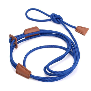 Correa de cuerda de cuero PU de nailon para perros, correa de entrenamiento para perros, correas antideslizantes duraderas para perros, correas para mascotas - Product Image 5