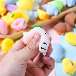 Animal-Themed Dumpling-Style Adorable Cat Soft Gel Stress-Relief Prank Toys, <b>Squeeze</b> <b>Balls</b>, Fidget Toy - Product Image 4