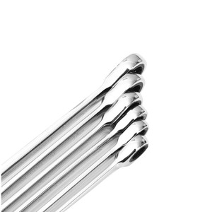 Clé à douille à <span class=keywords><strong>cliquet</strong></span> à double extrémité à tête fixe en acier au chrome-vanadium de qualité industrielle métrique de 6 mm à 32 mm OEM - Product Image 2