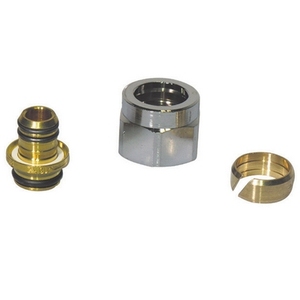 Adattatore Eurokonus per tubi multistrato 16 X 2 per collegamento idraulico - Product Image 1