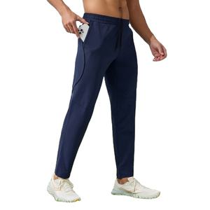 Vente <span class=keywords><strong>en</strong></span> gros – Prêt à expédier – Pantalon de sport mi-taille pour homme, séchage rapide, respirant, coupe droite, idéal pour le printemps, l'été, le fitness et la course <span class=keywords><strong>en</strong></span> extérieur - Product Image 1