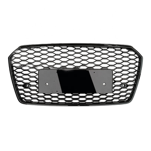 Hot Car <span class=keywords><strong>A7</strong></span> S7 Black Front Grille RS7 Style Parachoques delantero Honeycomb Grill con Quattro para <span class=keywords><strong>Audi</strong></span> <span class=keywords><strong>A7</strong></span> S7 C7.5 2016 2017 2018 <span class=keywords><strong>2019</strong></span> - Product Image 1