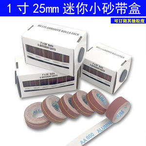 Paquete de Rollos Abrasivos Múltiples de 1 x 20 Pies, 5 Granos, Papel de Lija de Alúmina para Madera y Ferretería - Product Image 3