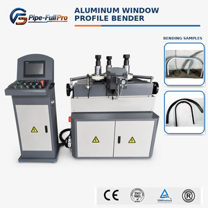 Machine de pliage de profilés en aluminium CNC haute précision à 3 rouleaux pour cadres de fenêtres et de portes en aluminium avec commande PLC - Product Image 1