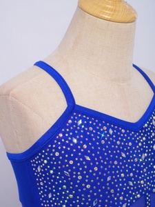 Traje de Danza Latina para Niñas de 6 a 16 Años, Vestido de Leotardo de una Pieza, Ropa de Danza para Competencias, Espectáculos, Baile de Salón y Danza Contemporánea - Product Image 3