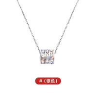 Collier en acier inoxydable et titane rouge à mailles fines KABA Jewelry
