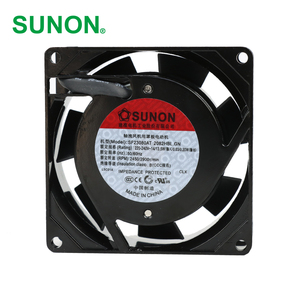 Sunon 2082HBL.GN SF23080AT 80x80x25มม. 0.07A 220-240VAC 14/13.5W 2450/2900รอบต่อนาที18/22CFM บอลตู้ไฟฟ้าอินเวอร์เตอร์แกน - Product Image 1