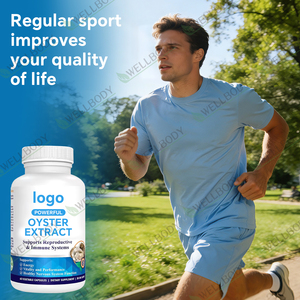 Integratore Maschile WELLBODY, Capsule di Estratto di Ostrica, Supplemento di Zinco 500mg, Capsule di Ostrica - Product Image 3