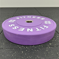 Discos de Goma de Color Pastel de la Marca EIGFOH, para Entrenamiento de Fuerza, Duraderos, Uso Comercial, Gimnasio, Fitness, Logotipo Personalizado