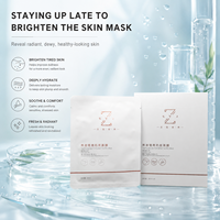 Masque Lissant et Éclaircissant pour la Peau, Masque de Nuit Réparateur Visage au Nonapeptide-1 et Ergothionéine, Soin Réparateur de la Barrière Cutanée à la Céramide, Fabrication Professionnelle