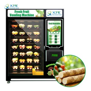 Máquina Expendedora Automática Digital de Monedas y Billetes con Sistema de Elevación en Ejes XY para Huevos, Verduras, Frutas, Cupcakes y Ensaladas - Product Image 1