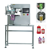 Machine de remplissage et de bouchage haute vitesse pour sachets souples 2000 ml, 30 sachets/min, pour lait, jus, thé, huile, produits multi-liquides et liquides cosmétiques