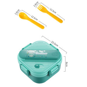 Yuedisi Cartoon Studenten Schattige Lunchbox met Vakken, Draagbaar, Magnetronbestendig, Lekvrij Bento Lunchbox - Product Image 6