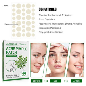 Jaysuing Waterproof Body Clear Patch invisibile per la riparazione idratante per l'acne Patch ingredienti a base di erbe Aloe Vera alleggerisce la stampa dell'acne - Product Image 4