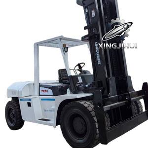 Montacargas TCM FD100Z8 de 10 toneladas, montacargas usado de Japón, 10 toneladas, motor Isuzu 6BG1, máquina usada, montacargas a gasolina, 4000 mm, 10000 kg - Product Image 1