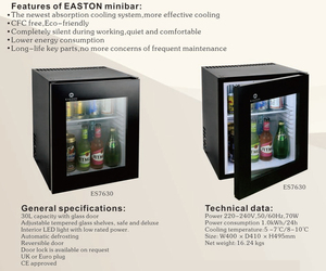 Single Glass Door Display <b>Small</b> Refrigerator Supplier Mini 40l Hotel <b>Bar</b> <b>Chocolate</b> Fridge With Freezer Mini Fridge Mini Fridge S - Product Image 6