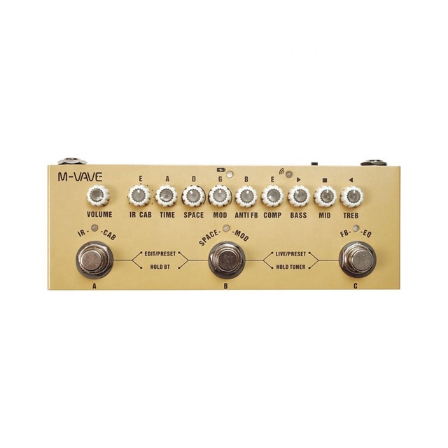 Wholesale OEM Overdrive Electric Guitar Multi Effect Pedal Portable Charging Recording Instrument Accessories