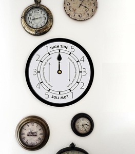 Horloges murales modernes en plastique rondes simples de 12 pouces <span class=keywords><strong>Horloge</strong></span> de marée cadeau avec logo personnalisé - Product Image 3