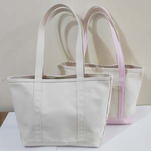 Bolsa de Mano Grande de Lona de Algodón Personalizada, con Asas de Cuerda y Bolsillos con Cremallera, Reutilizable, para Hombre - Product Image 1