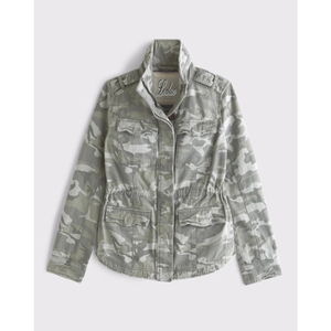 Chaqueta de Camuflaje LEDUO Casual de Primavera para Mujer, Teñida con Impresión Digital de Cobertura Total, de Algodón - Product Image 1
