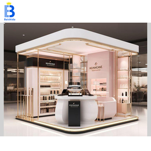 Exhibidor de Cosméticos para Salón de Uñas, Diseño Personalizado de Fábrica, Kiosco de Belleza para Centro Comercial - Product Image 2