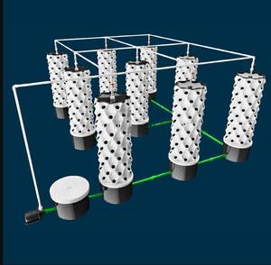 Nieuwe Landbouwkas Aeroponische Tuinplant Verticale Hydrocultuurtoren - Product Image 5
