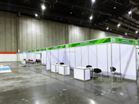 Équipement pour salons professionnels, profil de stand en aluminium extrudé R8 pour les systèmes de stands d'exposition