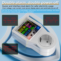 S1BWP ATORCH AC85-265V 16A Tuya WiFi Smart AU EU US BR FR UK Soket Voltmeter Ammeter Pengukur Daya Watt Meter Kurva Konsumsi Energi
