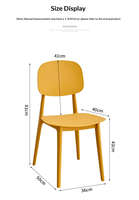 Chaise de salle à manger moderne en plastique PE, vente en gros d'usine, pour hôtels, salons et événements