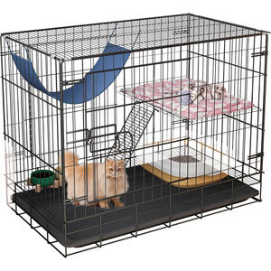 Incubatrice per animali Display in acciaio inossidabile gabbia trasportini per animali domestici gatto casa cane casa - Product Image 2