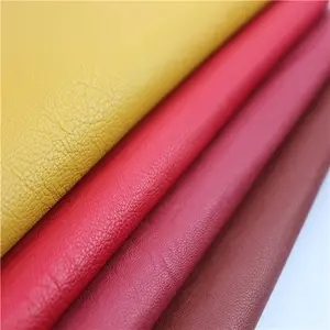 china leather factory 100% eco friendly leather pvc elastic leather fabric