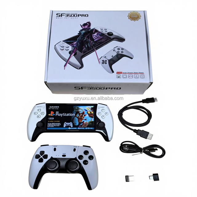 YUXU SF3500 Handheld Game Console 5 Inch IPS Screen Retro Built-in 10000 Games Dual Joystick Portable Wi-Fi 3000mAh Battery Dual