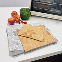 Papiers sulfurisés carrés imprimés de qualité commerciale résistants aux hautes températures pour l'emballage alimentaire en gros