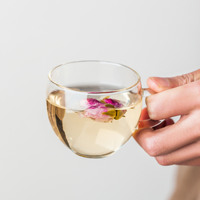 Tasse en céramique isolée à double paroi de 50ml tasse à café en verre à haute teneur en borosilicate tasse à thé double tasse résistante à la chaleur vente en gros