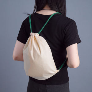 Custom Logo Size <b>Canvas</b> <b>Drawstring</b> Backpacks Promotional Gift Cotton Linen <b>Drawstring</b> Dust <b>Bag</b> for Sports - Product Image 3