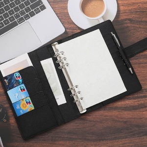 Top A5 raccoglitore ad anelli in pelle Saffiano per A5 Hobonichi Cousin, Stalogy e Midori MD Planner come Album fotografico/Agenda Planner Cover - Product Image 4