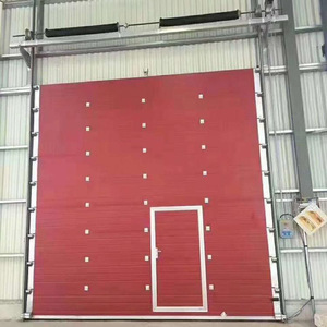Livraison rapide, <span class=keywords><strong>porte</strong></span> <span class=keywords><strong>de</strong></span> <span class=keywords><strong>garage</strong></span> sectionnelle industrielle en acier galvanisé blanc à isolation thermique <span class=keywords><strong>de</strong></span> 4 m pour entrepôt, usine - Product Image 3