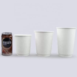Gobelets à café en papier personnalisés, gobelets à café jetables en papier avec couvercle, gobelets à double paroi pour café, bubble tea, boissons chaudes - Product Image 3