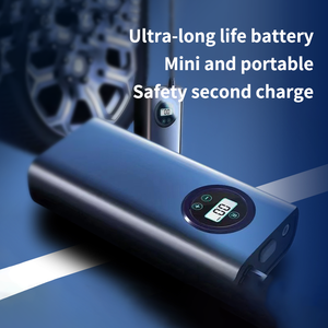 Qualité supérieure Mini sans fil 120W numérique électrique Portable pompe à Air nouveauté noir voiture moniteur de <span class=keywords><strong>pression</strong></span> des pneus - Product Image 5