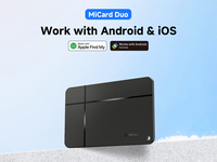 MiLi MiCard Pro Duo Localisateur Mondial Anti-Perte pour Carte SIM, Contrôle via Application Cellulaire Android & iOS, GPS Enfant, Air Tag, Portefeuille