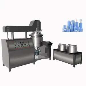 Penjualan laris Vacuum Emulsifier Mixer elektromagizer 50 Kg 100 liter pasta pencampuran tangki