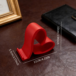 Heart Shaped Phone Stand Flexible Desktop Holder For Home Decoration Valentine Gift - Product Image 4