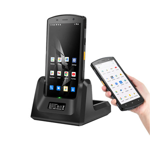 Dongji Star K57 Android 12 PDA escáner de código de barras Escáner de mano con pantalla Terminal de lector de código de barras resistente 4G WiFI Bluetooth NFC - Product Image 1