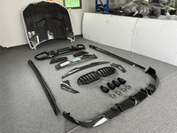 Kit de carrocería de fibra de carbono estilo LD apto para BMW F96 X6M difusor trasero de labio delantero Canards faldas laterales montaje de alta calidad