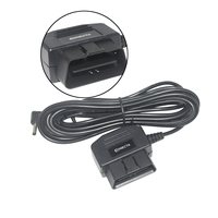 Câble d'alimentation OBD, câble d'alimentation OBD2 mini USB pour caméra embarquée, mode ACC avec interrupteur, adaptateur de câble de charge filaire 12V 5V