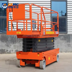 Adjustable Elevated Aerail Work Platform Manufacture 14m Electric Scissor Manlift Work Platform