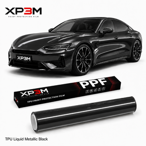 ฟิล์มหุ้มรถยนต์ XP3M สีดำเมทัลลิกเงา  วัสดุ TPU  ความหนา 7.5 มิล  ซ่อมแซมตัวเองได้ ป้องกันรอยขีดข่วน ป้องกันการเหลือง - Product Image 1