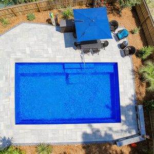 Piscina Rectangular de Fibra de Vidrio Resistente a los Rayos UV para el Hogar, Piscina Exterior Premium para Hoteles, a Prueba de Fugas - Product Image 1