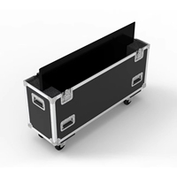 Flight-case personnalisé antichoc avec mousse EVA dure Flight-case Plasma TV en aluminium contreplaqué massif pour le transport Flight-case